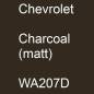 Preview: Chevrolet, Charcoal (matt), WA207D.